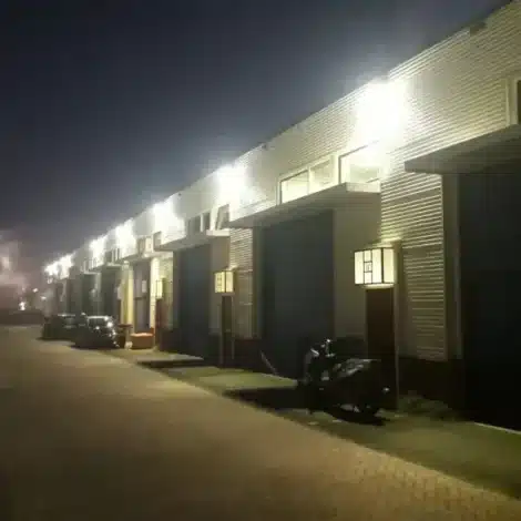 Verlichting bedrijventrerrein Moezelhavenweg