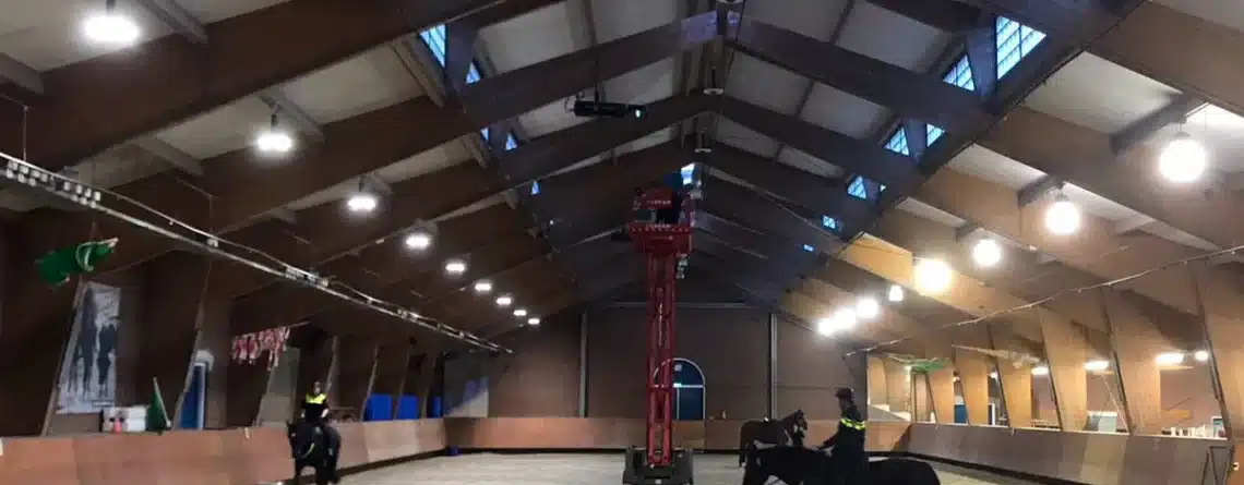 LED verlichting voor paardentraining