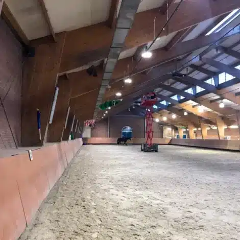 LED verlichting voor paardentraining