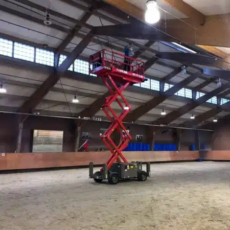 LED verlichting voor paardentraining